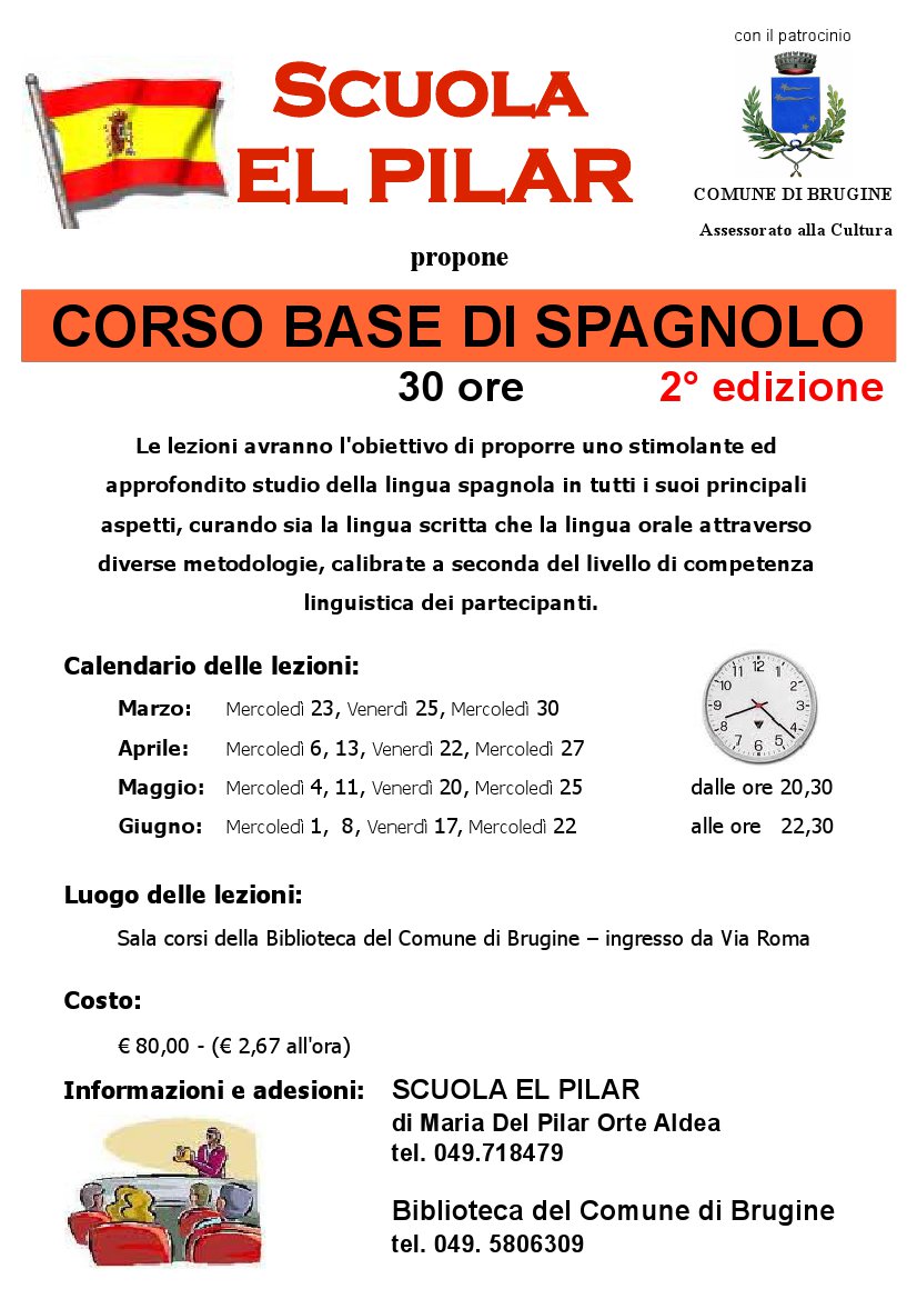locandina corso Spagnolo 